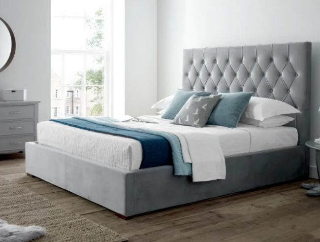 King Size Bed with Storage - Furnitureadda