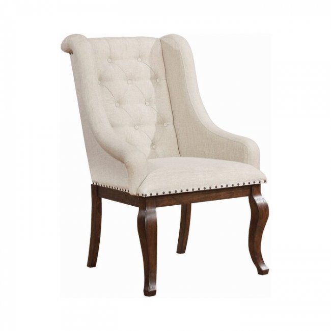 Teak Wood Upholstered Dining Chair - Furnituradda