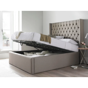 Vivere King Size Upholstered With Hydraulic Storage