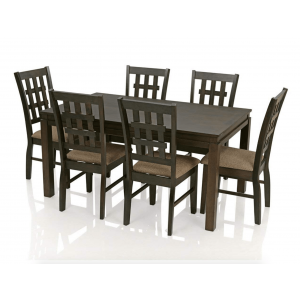 Tablex Sheesham Wood 6 Seater Dining Table Set