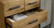 Label Chest of Drawer in Natural Wood Finish