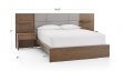 Tialceles King Size Bed Without Storage