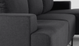 Grail L Shape Sofa in Dark Grey Colour