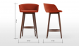 Demeter Bar Chair - Furnitureadda