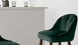 Bar Chair in Green Colour - Furnitureadda