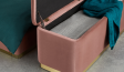 Persona Storage Bench in Pink Colour with Storage