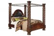 Bambory Teak Wood Queen Size Bed Without Storage