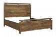 Accelep Teak Wood Queen Size Bed Without Storage
