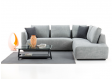L Shape Sofa in Leather - Furnitureadda