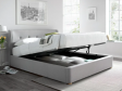 Rill Queen Size Upholstered Bed With Hydraulic Storage