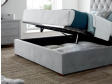 Pairre King Size Upholstered with Hydraulic Storage