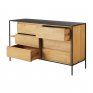 Chest of Drawer in Rubber Wood- Furnitureadda