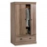 Banish Manufactured Wood Wardrobe- Furnitureadda