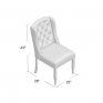Teak Wood Upholstered Dining Chair - Furnitureadda
