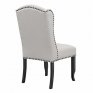 Foster Teak Wood Upholstered Dining Chair