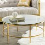 Coffee Table in Gold Finish - Furnitureadda