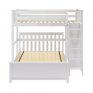 Snug Sheesham Wood Bunk Bed with Built in Study Table & Chair
