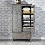 Nation Manufactured Wood Wardrobe With Puzzle Design 