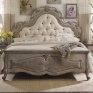 Castbroad Teak Wood Queen Size Bed With Upholstery 