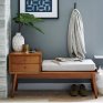 Horizon Wooden Bench with Drawer