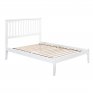 Trident Sheesham Wood Bed in White Colour