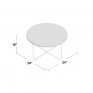 Coffee Table in Steel - Furnitureadda