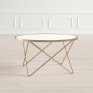 Rush Coffee Table in Gold