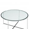 Modern Coffee Table in Silver Finish - Furnitureadda
