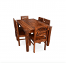 Smash 6 Seater Sheesham Wood Dining Table Set