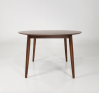 4 Seater Rubber Wood Dining Table with Chairs - Furnitureadda