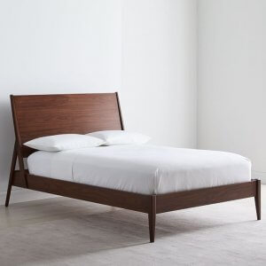 Ellesviy Sheesham Wood King Size Bed Without Storage