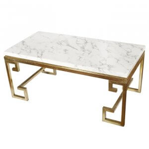 Marble Top Coffee Table - Furnitureadda
