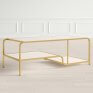 Spro Coffee Table in Gold Finish