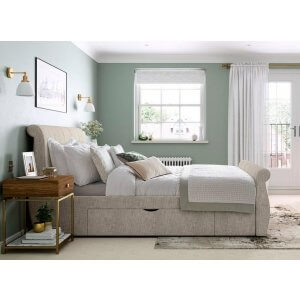 Queen Size Bed With Drawer storage - Furnitureadda