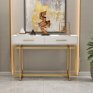 Whippy White Top Console Table
