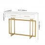 Whippy White Top Console Table