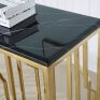 Esend Italian Marble Top Console Table