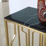 Esend Italian Marble Top Console Table