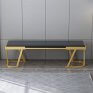 Bleet Metal Bench with Upholstery