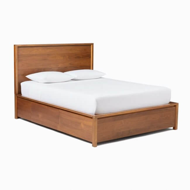 Lokoyogi Shesham Wood King Size Bed With Drawer Storage
