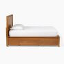 Shesham Wood King Size Bed With Drawer - Furnitureadda
