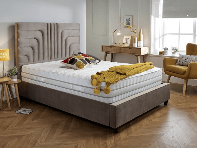  Upholstered Bed Without Storage - Furnitureadda