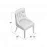 Sheesham Wood Upholstered Dining Chair - Furnitureadda