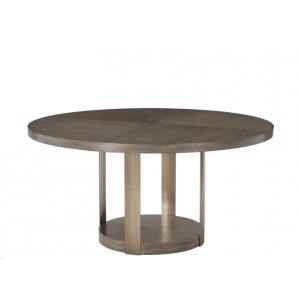 4 Seater Dining Table With Metal Base - Furnitureadda