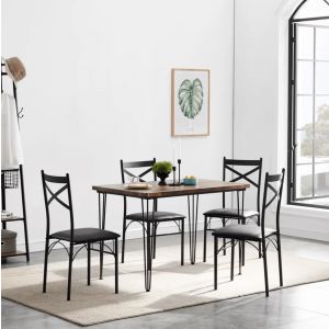 Vault 4 Seater Metal Dining Table