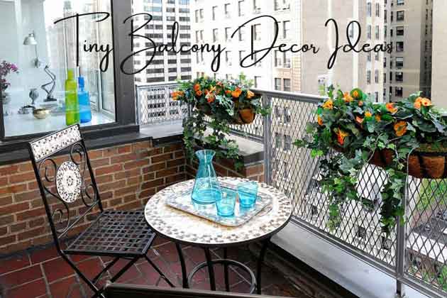 Tiny Balcony Decor Ideas
